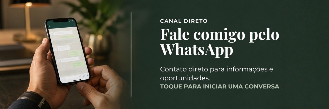 Canal direto: fale comigo pelo WhatsApp